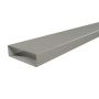 Supertube Rectangular Ventilation Duct Flat Duct - 204mm x 60mm x 1.5mtr