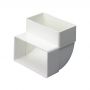 Monsoon Rectangular Ventilation Duct Vertical Elbow - 204mm x 60mm