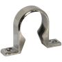 FloPlast Chrome Style Waste Pipe Clip - 32mm - Pack of 3