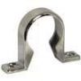 Chrome Plated Waste Pipe Clip - 40mm - Pack of 3