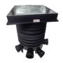Inspection Chamber Set with 46mm Deep Block Paviour Cover - 450mm Diameter