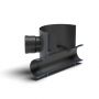 FloPlast Inspection Chamber Base 3 Fixed Inlets - 300mm Diameter