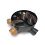 FloPlast Inspection Chamber Base Adjustable Inlets - 450mm