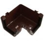 FloPlast Ogee Gutter Internal Angle - 90 Degree x 110mm x 80mm Brown