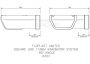 FloPlast Square Gutter Angle - 90 Degree x 114mm Brown