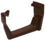 FloPlast Square Gutter Fascia Bracket - 114mm Brown