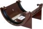 FloPlast Mini Gutter Union Bracket - 76mm Brown