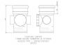 FloPlast Ring Seal Soil Access Pipe Single Socket - 110mm Grey