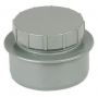 FloPlast Ring Seal Soil Access Plug - 110mm Grey