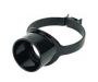 FloPlast Solvent Weld Soil Strap Boss - 110mm Black