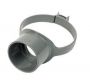 FloPlast Solvent Weld Soil Strap Boss - 110mm Grey