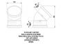 FloPlast Ring Seal Soil Bend Double Socket - 135 Degree x 110mm White