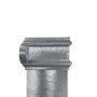 Cast Iron Square Eared Downpipe - 100mm x 1829mm Primed