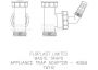 FloPlast Trap Adaptor - 40mm White