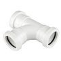 FloPlast Push Fit Waste Tee - 40mm White