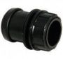 FloPlast Push Fit Waste Tank Connector - 32mm Black