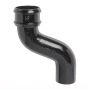 Cast Iron Round Downpipe Offset - 150mm Projection 75mm Black