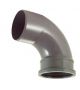 FloPlast Industrial/ Xtraflo Downpipe Single Socket Bend - 92.5 Degree x 110mm Grey