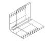 Aluminium Cladding Two Part Internal Corner - 5650mm Grey Ash