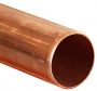 Copper Large Round Downpipe - 100mm x 2.4mtr Length