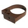FloPlast Round Downpipe Side Fix Clip - 68mm Brown