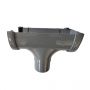 FloPlast Industrial/ Xtraflo Gutter Stopend Outlet - 170mm Grey