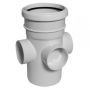 FloPlast Ring Seal Soil Boss Pipe Single Socket - 110mm White