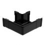 Square Gutter Large External Angle - 90 Degree x 135mm Black