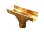 Copper Large Half Round Gutter Running Swiss Outlet To 100mm