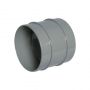 FloPlast Solvent Weld Soil Coupling Double Socket - 110mm Olive Grey