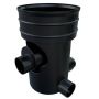 Soakaway Silt Sentinel Silt Trap C/W Catchpit and Filter with Lid - 600mm Deep x 300mm Diameter