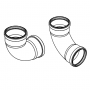 Drainage Bend Double Socket - 87.5 Degree x 110mm