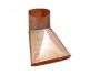 Copper Large Round Downpipe Water Dispenser - 100mm