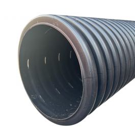 150mm Perforated Drainage Pipe - Black