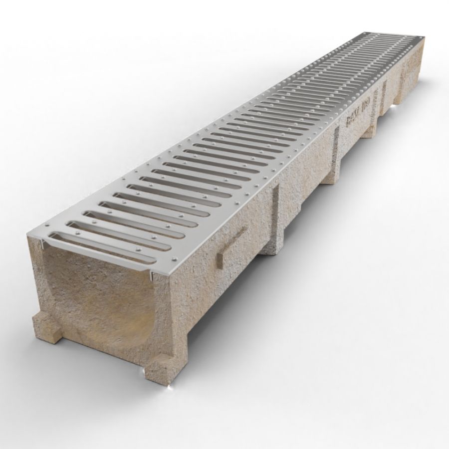 Channel Drainage Polymer Concrete Class A15 - 1mtr