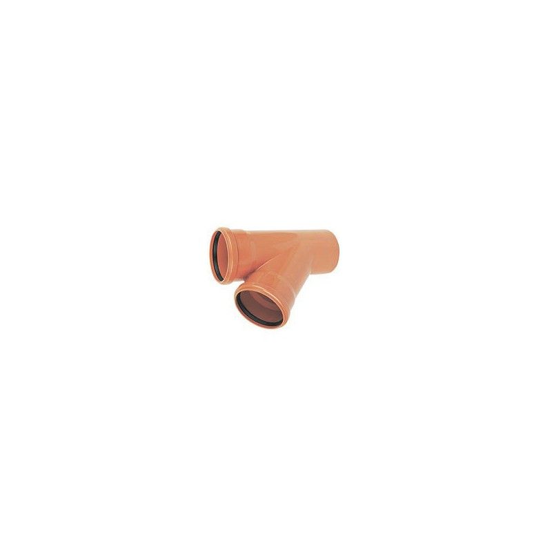 Drainage Junction Double Socket - 45 Degree x 160mm