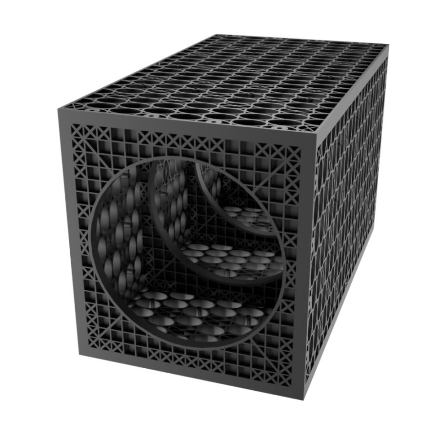 Rainsmart 24 Tonne Shallow Inspection Channel Soakaway Crate Flat-Packed - 0.12 Cubic Metres