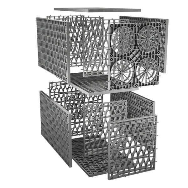 Rainsmart 24 Tonne Soakaway Crate Set Flat-Packed - 10 Cubic Metre Kit