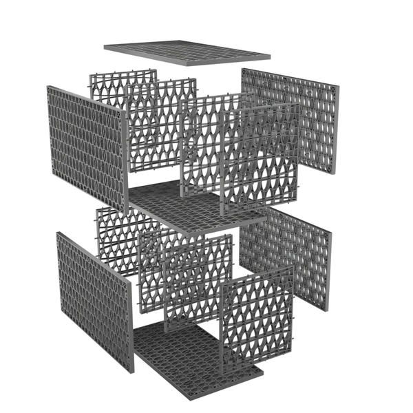 Rainsmart 24 Tonne Soakaway Crate Set Flat-Packed - 10 Cubic Metre Kit
