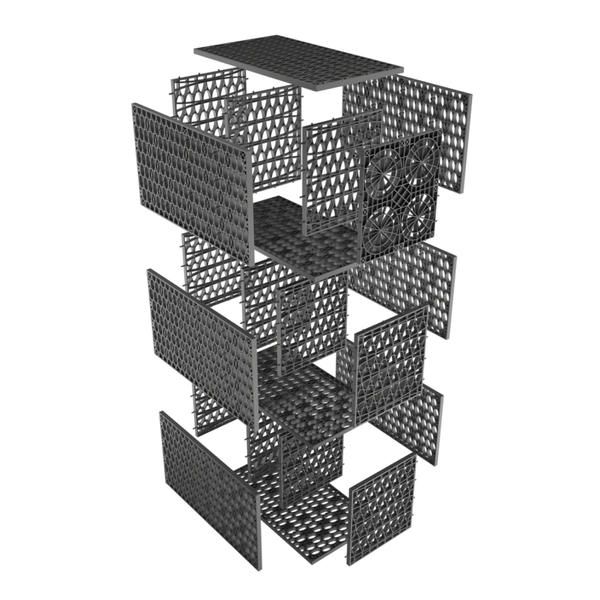 Rainsmart 24 Tonne Triple Soakaway Crate Set Flat-Packed - 20 Cubic Metre Kit