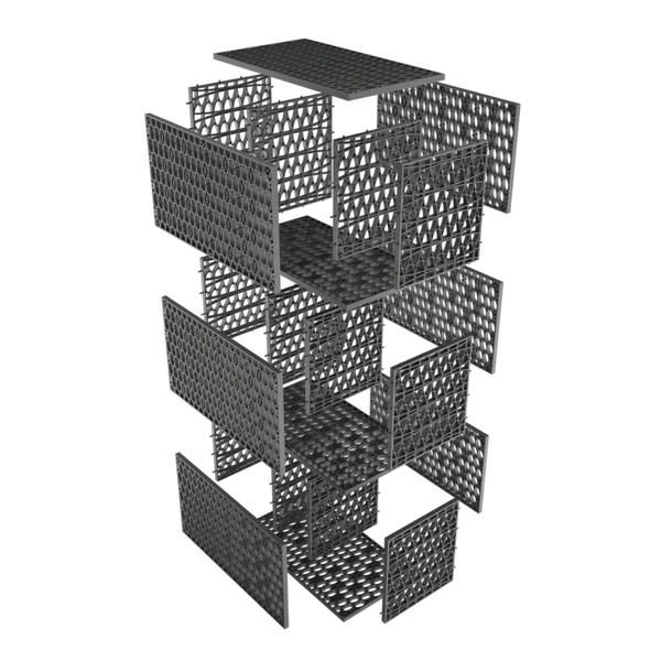 Rainsmart 24 Tonne Triple Soakaway Crate Set Flat-Packed - 5 Cubic Metre Kit