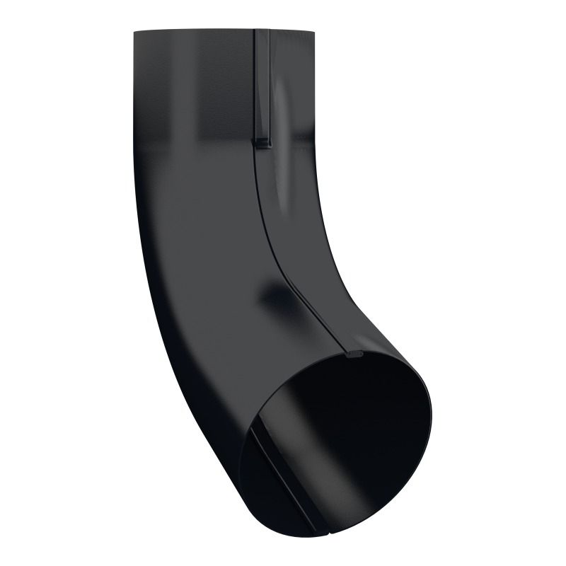Lindab Aluminium Conical Pipe Bend 70 - 100mm Black