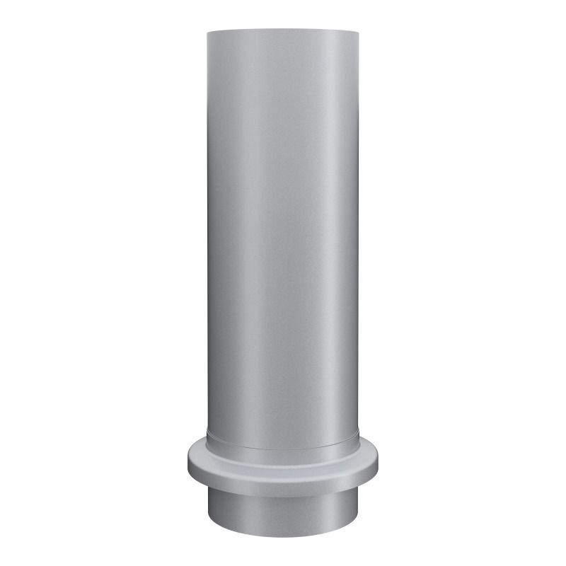 Lindab Aluminium Drain Shoe - 100mm Silver Metallic