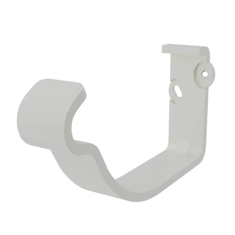 Lindab Aluminium Gutter Fascia Bracket - 125mm White
