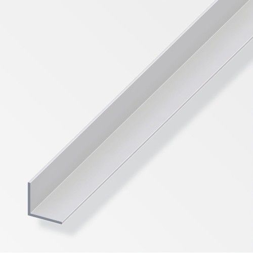 Alfer Aluminium Angle - 25mm x 25mm x 1.5mm x 2mtr - Silver