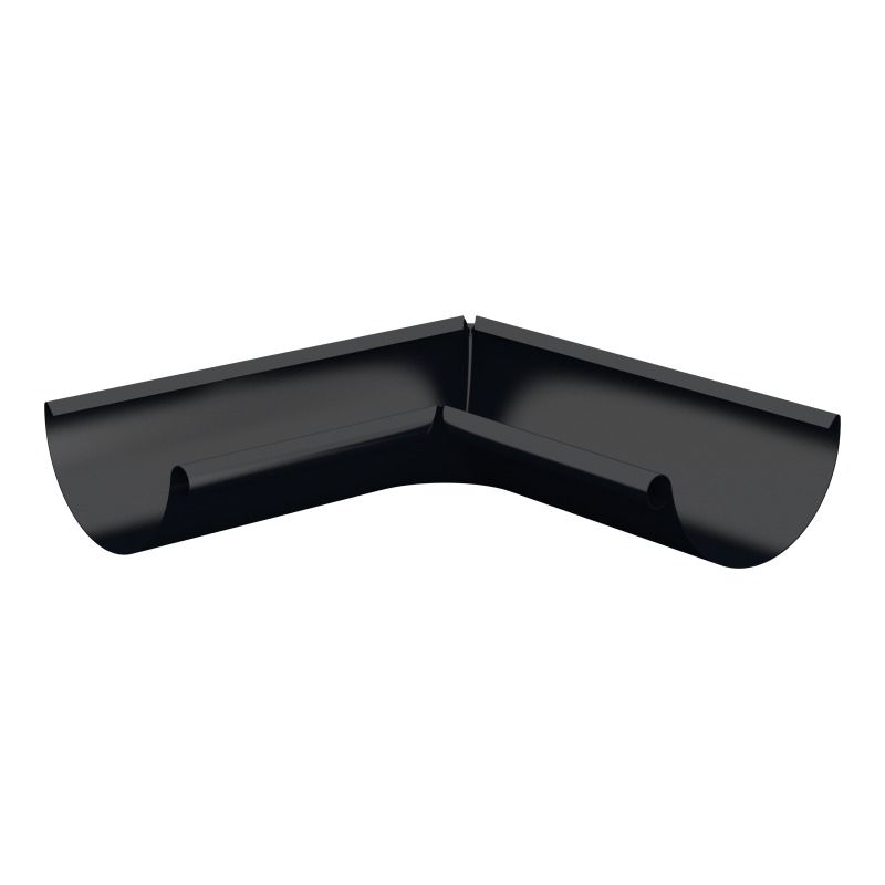 Lindab Aluminium Gutter Internal Angle 90 - 150mm Black