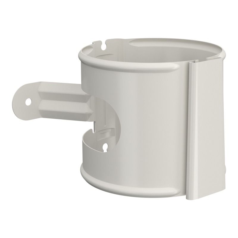 Lindab Aluminium Downpipe Bracket - 75mm White