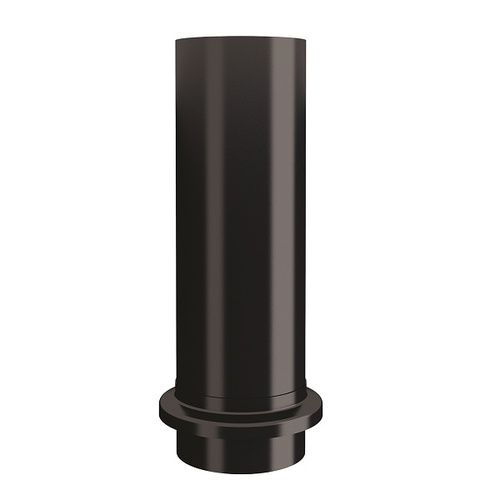 Lindab Steel Drain Shoe - 100mm Black