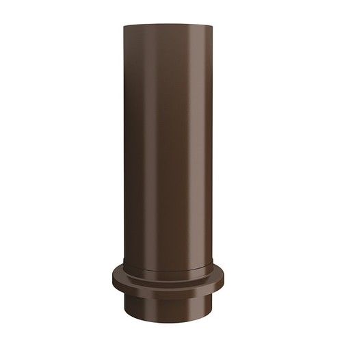 Lindab Steel Drain Shoe - 75mm Brown