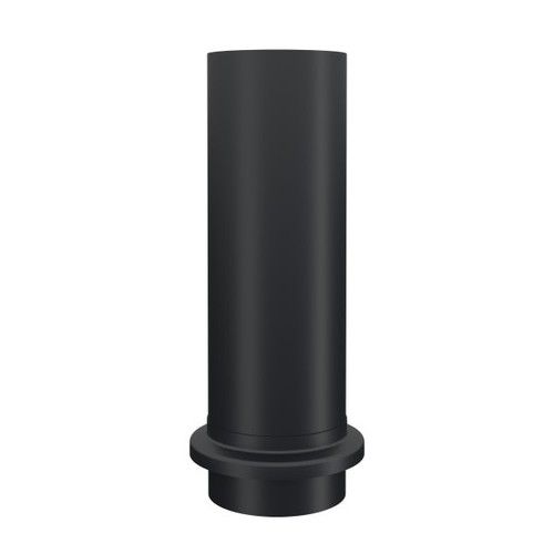 Lindab Steel Drain Shoe - 75mm Matte Black